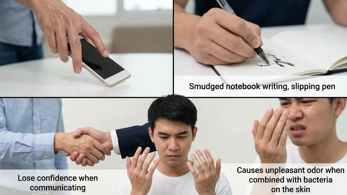 Ra nhiều mồ hôi tay. Nguyên nhân từ đâu?