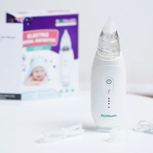 Máy Hút Mũi Trẻ Em Hút Êm Nhẹ, An Toàn Mọi Góc Độ – BioHealth DQ21
