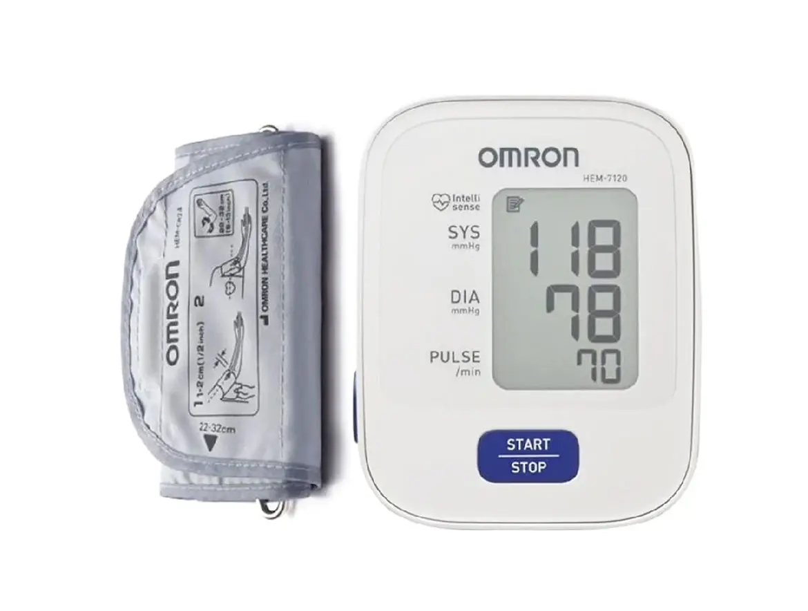 Máy đo huyết áp bắp tay Omron Hem-7120