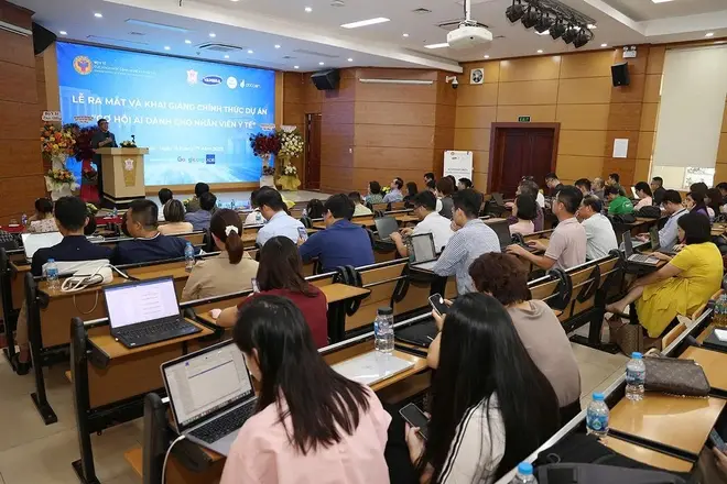 15.000 nhân viên y tế Việt Nam được học AI để ứng dụng vào khám chữa bệnh, quản trị...
