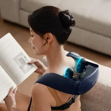 Máy Massage Vai Cổ Thông Minh Thư Giãn Cơ & Giảm Đau Mỏi 3D Chườm Nóng 45°C - Philips PPM3522