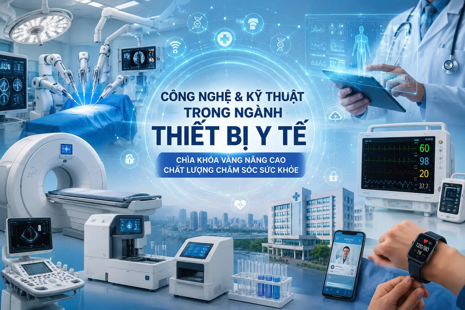 Công Nghệ Và Kỹ Thuật Trong Ngành Thiết Bị Y Tế – “Chìa Khóa Vàng” Nâng Cao Chất Lượng Chăm Sóc Sức Khỏe