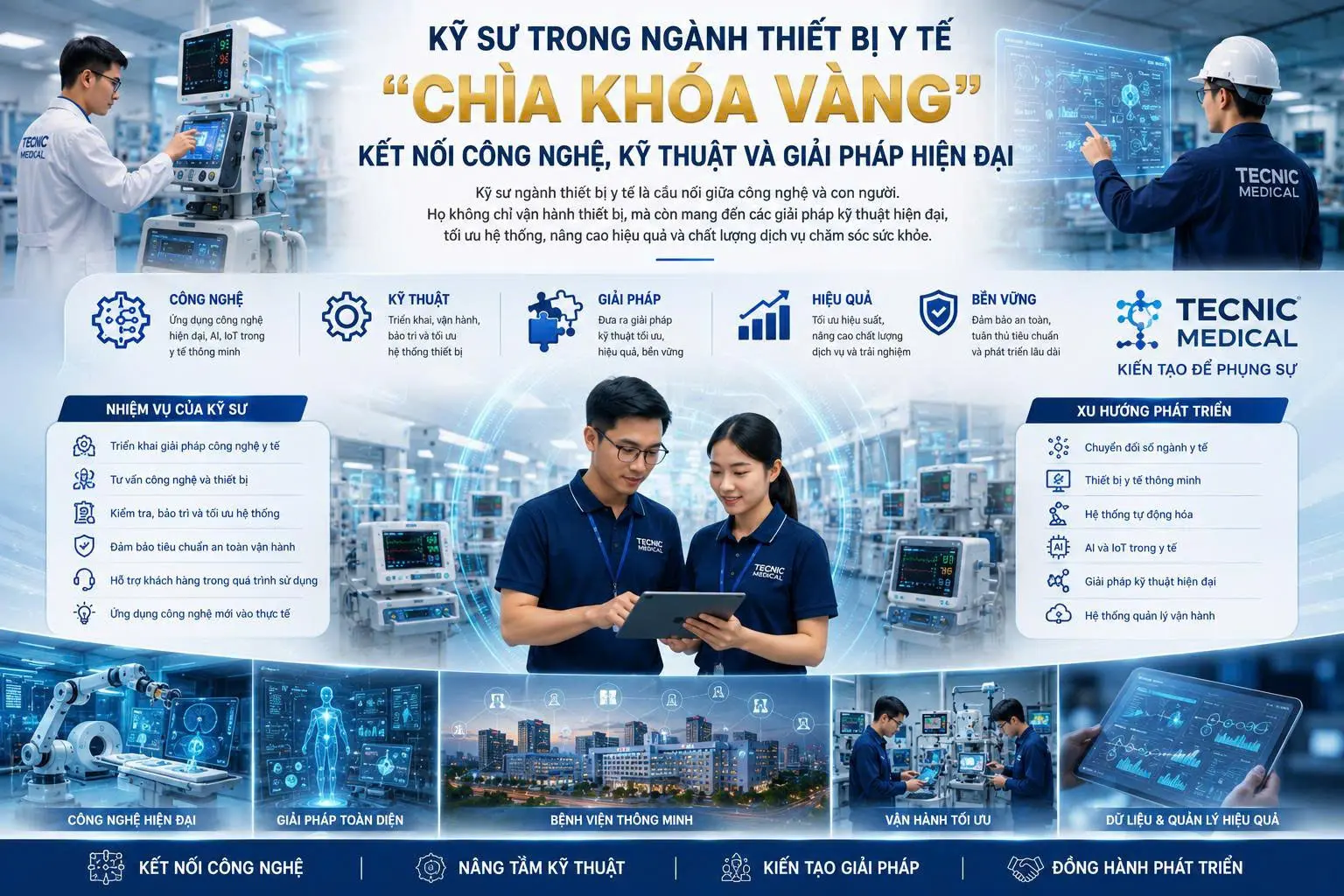 Kỹ Sư Trong Ngành Thiết Bị Y Tế – “Chìa Khóa Vàng” Kết Nối Công Nghệ, Kỹ Thuật Và Giải Pháp Hiện Đại