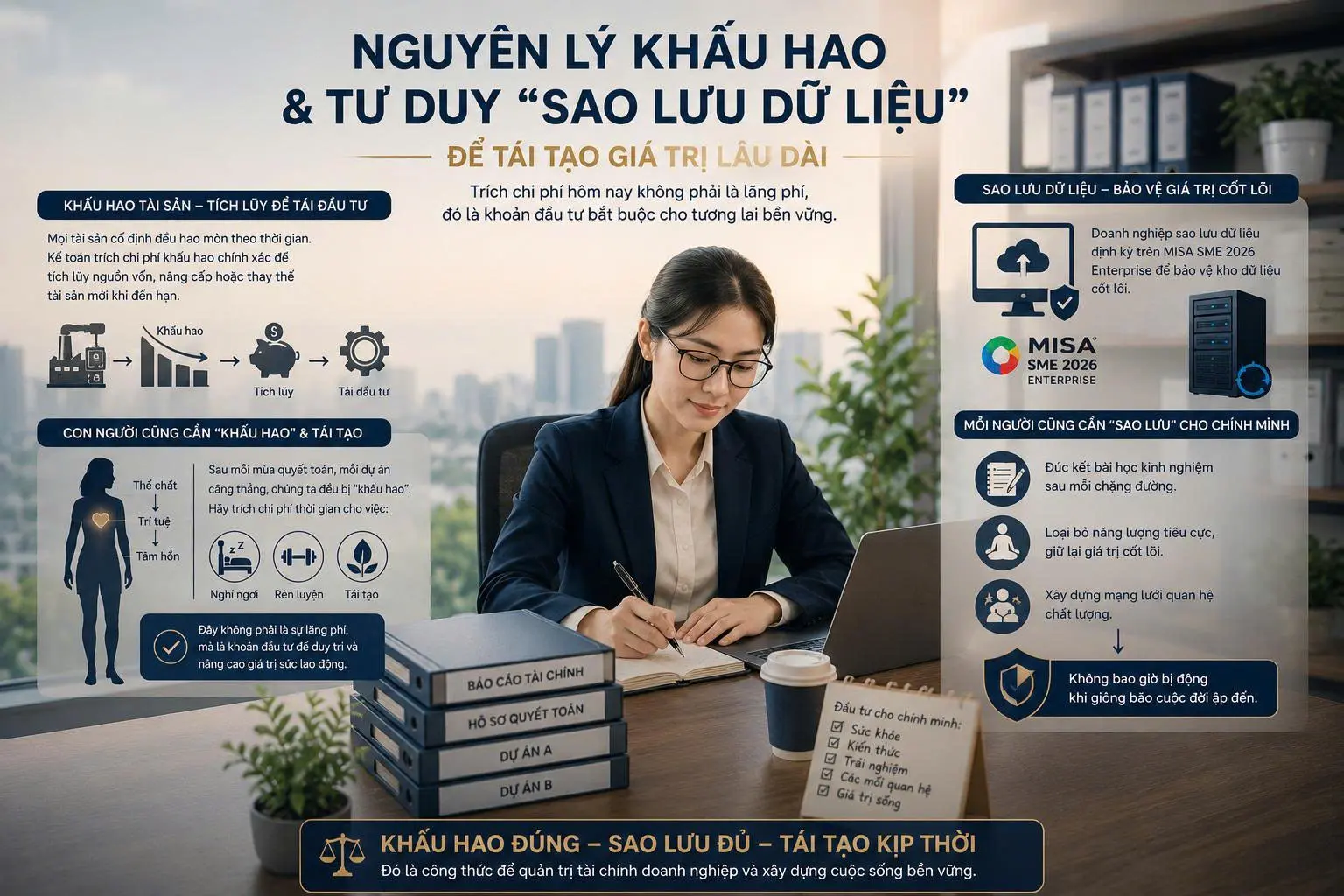 Học cách “quản trị cuộc đời” từ tư duy của một kế toán trưởng