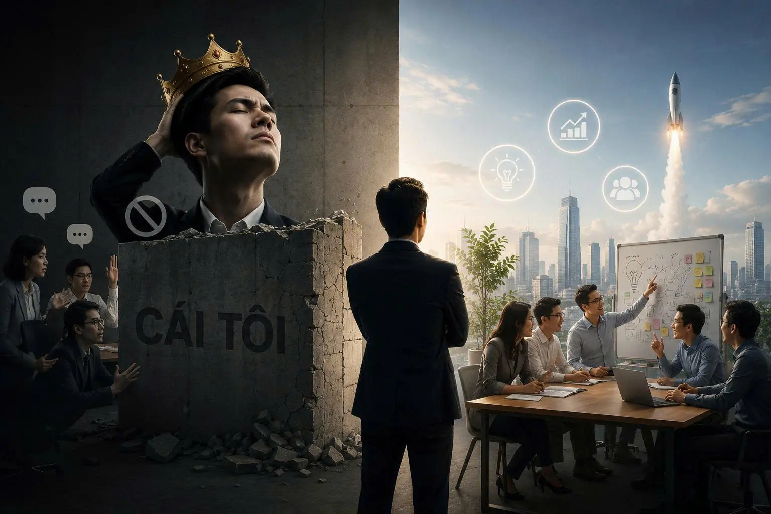 Cái tôi của người sáng lập, rào cản lớn nhất doanh nghiệp