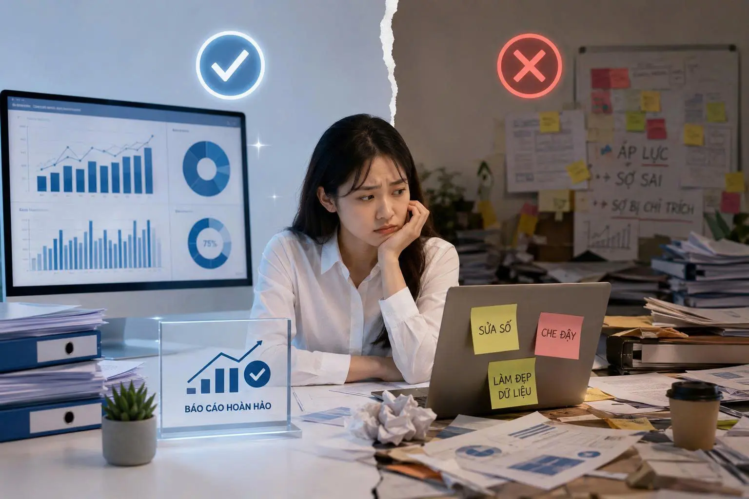 Bệnh sạch sẽ số liệu và nỗi sợ sai của nhân sự trẻ