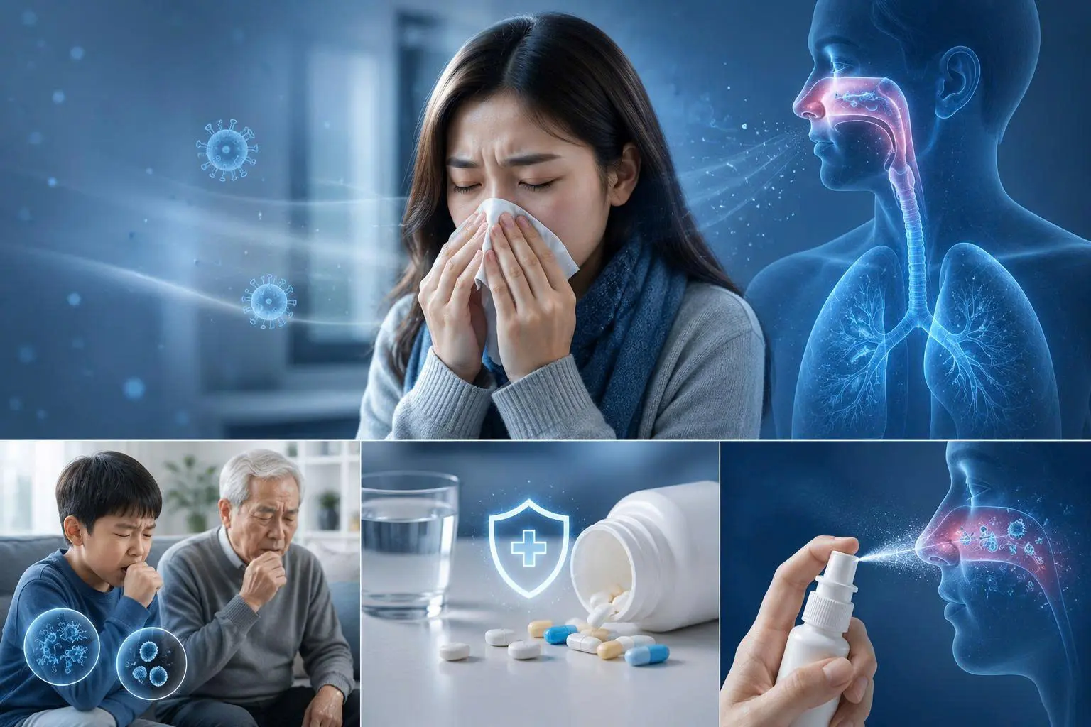 Bảo vệ hệ hô hấp khi thời tiết giao mùa Vì sao máy xông mũi họng là thiết bị không thể thiếu?
